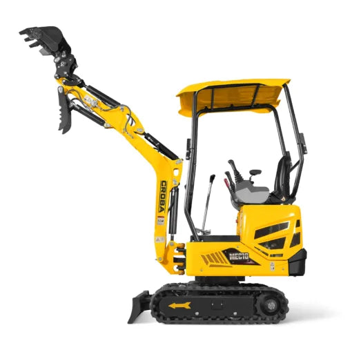 Mini Compact Excavator B&S VANGUARD 408cc 14hp Engine, 65.7″ Max. Digging Depth, 1 Ton, 2370 LBS Operating Weight, MEC10