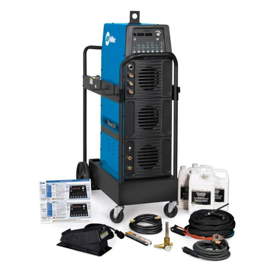MILLER DYNASTY 800 TIG WELDER AND WATER-COOLED PACKAGE WITH WIRELESS FOOT CONTROL (951875)