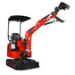 Mini Compact Excavator HONDA GX390 Engine, 65.7″ Max. Digging Depth, 1Ton, 2280 LBS Operating Weight, MEC10