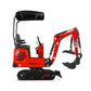 Mini Compact Excavator HONDA GX390 Engine, 65.7″ Max. Digging Depth, 1Ton, 2280 LBS Operating Weight, MEC10