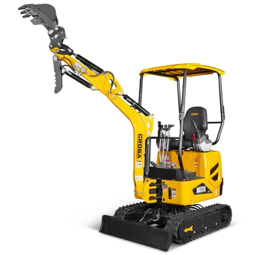 Mini Compact Excavator Kubota D722 Engine, 65.7″ Max. Digging Depth, 1.2 Ton, 2700 LBS Operating Weight, MEC12